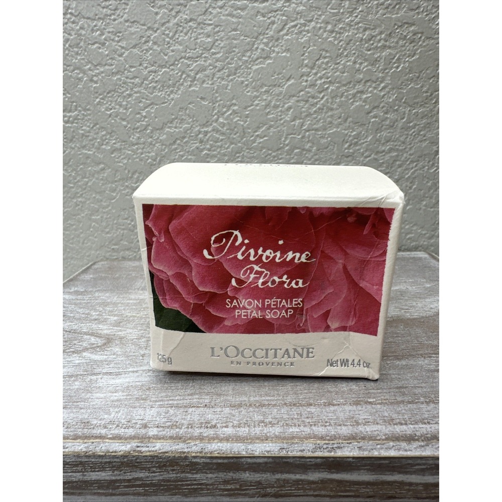 $27 🌙 L'Occitane Pivoine Flora Petal Soap Peony 4.4 oz SEALED‎ DISCONTINUED
